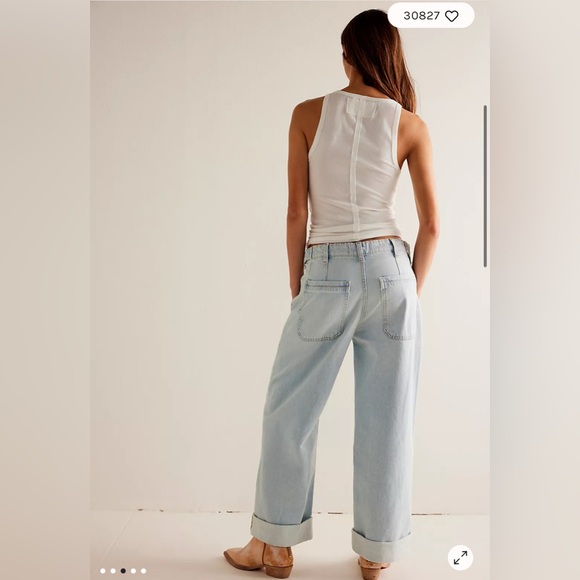 We The Free Palmer Cuffed Jeans. Size 28 - Picture 2 of 7